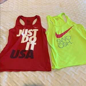 Nike Racer Back Tanks